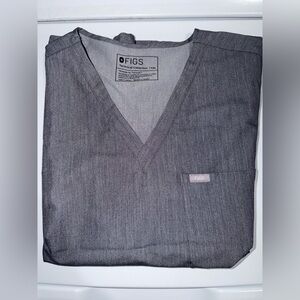FIGS Catarina One-Pocket Scrub Top XXL Graphite Technical Collection V-Neck